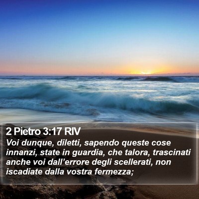 2 Pietro 3:17 RIV Bible Verse Image