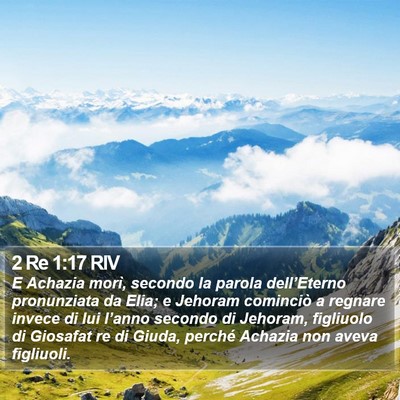 2 Re 1:17 RIV Bible Verse Image