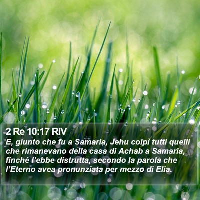 2 Re 10:17 RIV Bible Verse Image