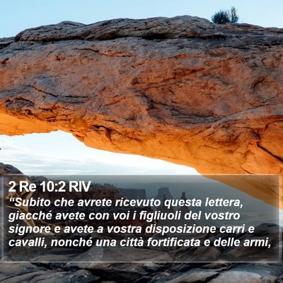 2 Re 10:2 RIV Bible Verse Image