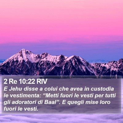 2 Re 10:22 RIV Bible Verse Image
