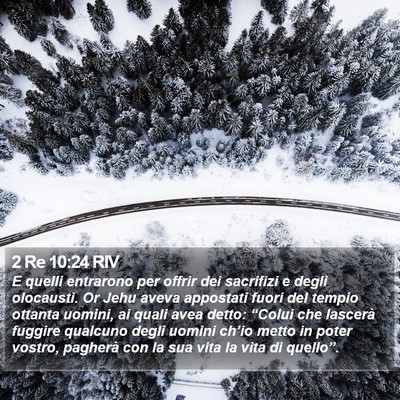 2 Re 10:24 RIV Bible Verse Image