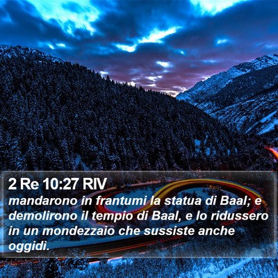 2 Re 10:27 RIV Bible Verse Image