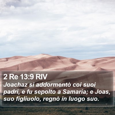 2 Re 13:9 RIV Bible Verse Image