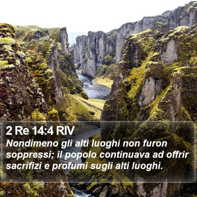 2 Re 14:4 RIV Bible Verse Image