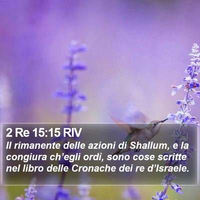 2 Re 15:15 RIV Bible Verse Image