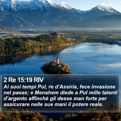 2 Re 15:19 RIV Bible Verse Image