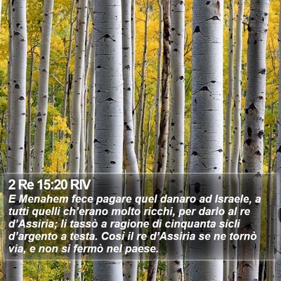 2 Re 15:20 RIV Bible Verse Image