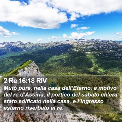 2 Re 16:18 RIV Bible Verse Image