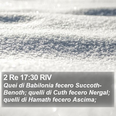 2 Re 17:30 RIV Bible Verse Image
