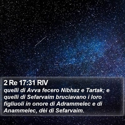 2 Re 17:31 RIV Bible Verse Image