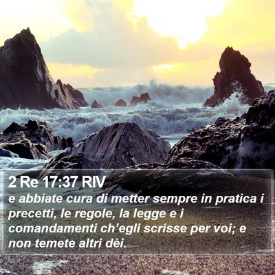 2 Re 17:37 RIV Bible Verse Image