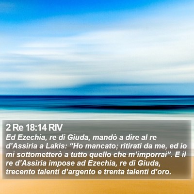 2 Re 18:14 RIV Bible Verse Image