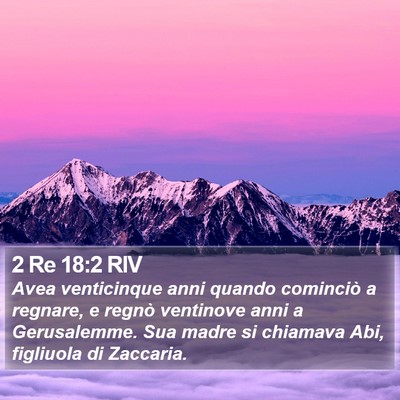 2 Re 18:2 RIV Bible Verse Image