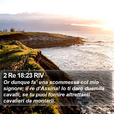 2 Re 18:23 RIV Bible Verse Image