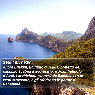2 Re 18:37 RIV Bible Verse Image
