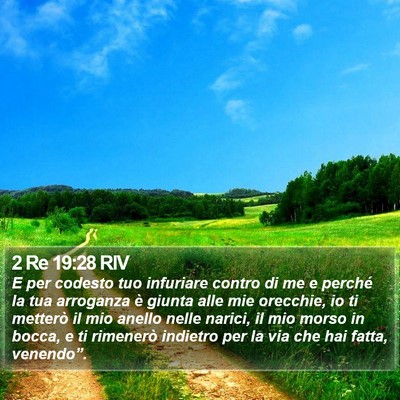 2 Re 19:28 RIV Bible Verse Image