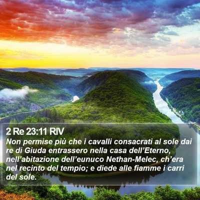 2 Re 23:11 RIV Bible Verse Image