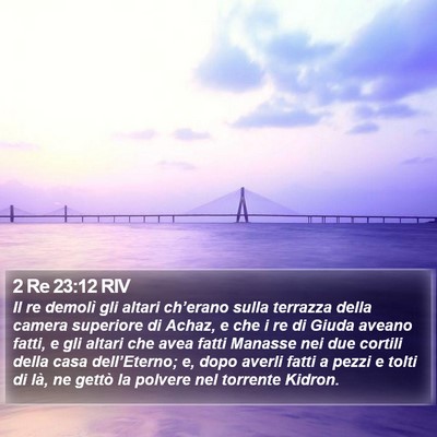 2 Re 23:12 RIV Bible Verse Image
