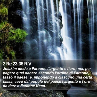 2 Re 23:35 RIV Bible Verse Image