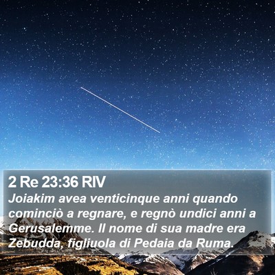 2 Re 23:36 RIV Bible Verse Image