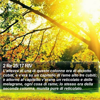 2 Re 25:17 RIV Bible Verse Image