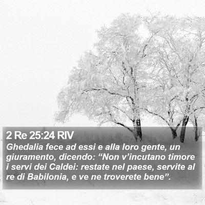 2 Re 25:24 RIV Bible Verse Image