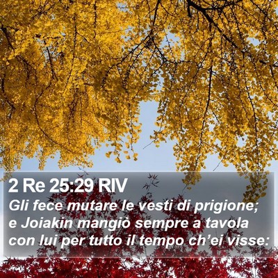 2 Re 25:29 RIV Bible Verse Image