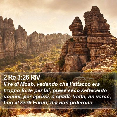 2 Re 3:26 RIV Bible Verse Image