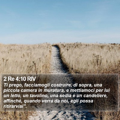 2 Re 4:10 RIV Bible Verse Image