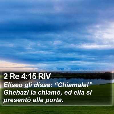 2 Re 4:15 RIV Bible Verse Image