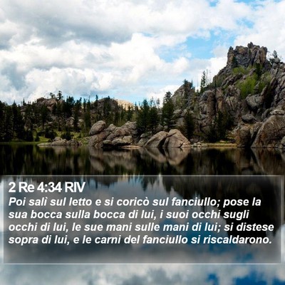 2 Re 4:34 RIV Bible Verse Image