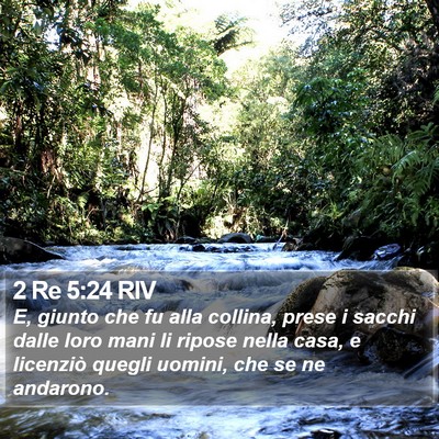 2 Re 5:24 RIV Bible Verse Image