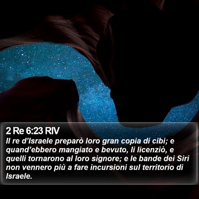 2 Re 6:23 RIV Bible Verse Image