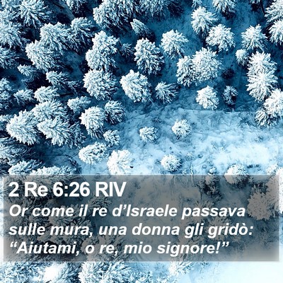 2 Re 6:26 RIV Bible Verse Image
