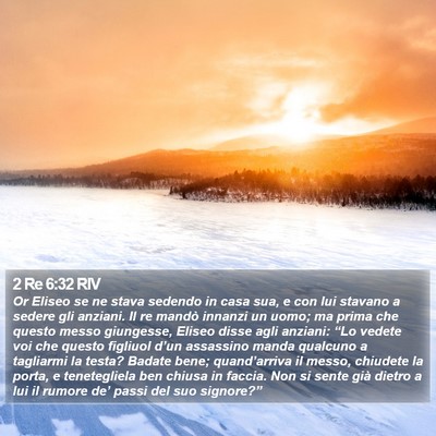 2 Re 6:32 RIV Bible Verse Image