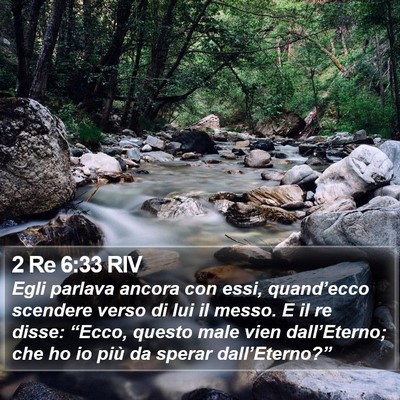 2 Re 6:33 RIV Bible Verse Image