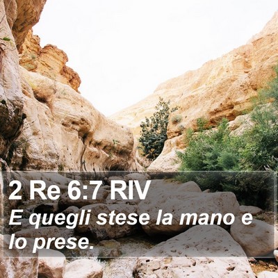 2 Re 6:7 RIV Bible Verse Image