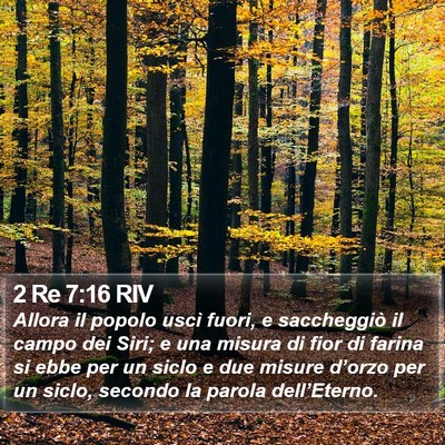 2 Re 7:16 RIV Bible Verse Image