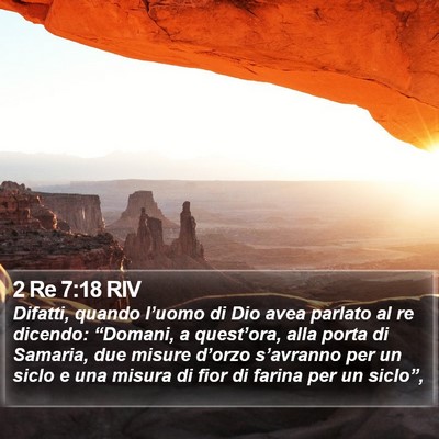 2 Re 7:18 RIV Bible Verse Image