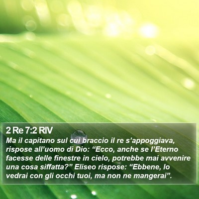 2 Re 7:2 RIV Bible Verse Image