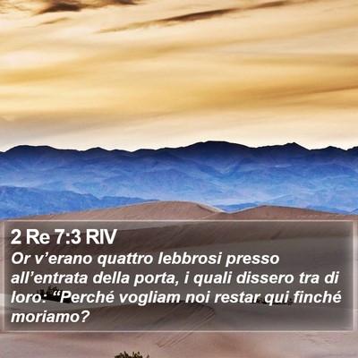 2 Re 7:3 RIV Bible Verse Image