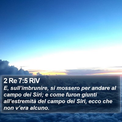 2 Re 7:5 RIV Bible Verse Image