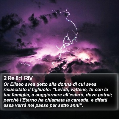 2 Re 8:1 RIV Bible Verse Image