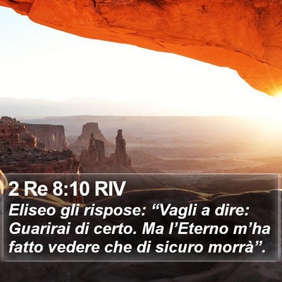 2 Re 8:10 RIV Bible Verse Image