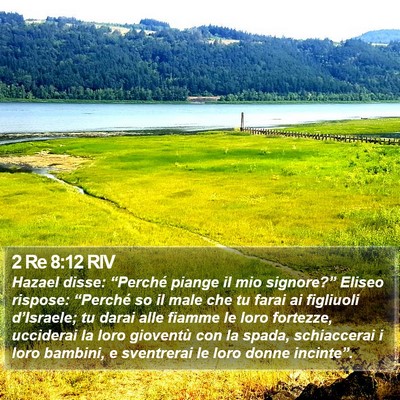 2 Re 8:12 RIV Bible Verse Image