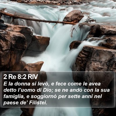 2 Re 8:2 RIV Bible Verse Image