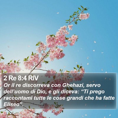 2 Re 8:4 RIV Bible Verse Image