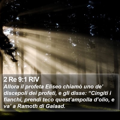 2 Re 9:1 RIV Bible Verse Image