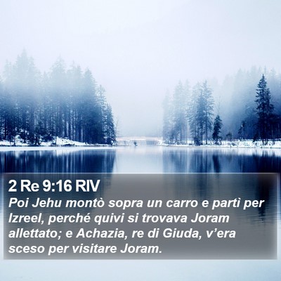 2 Re 9:16 RIV Bible Verse Image